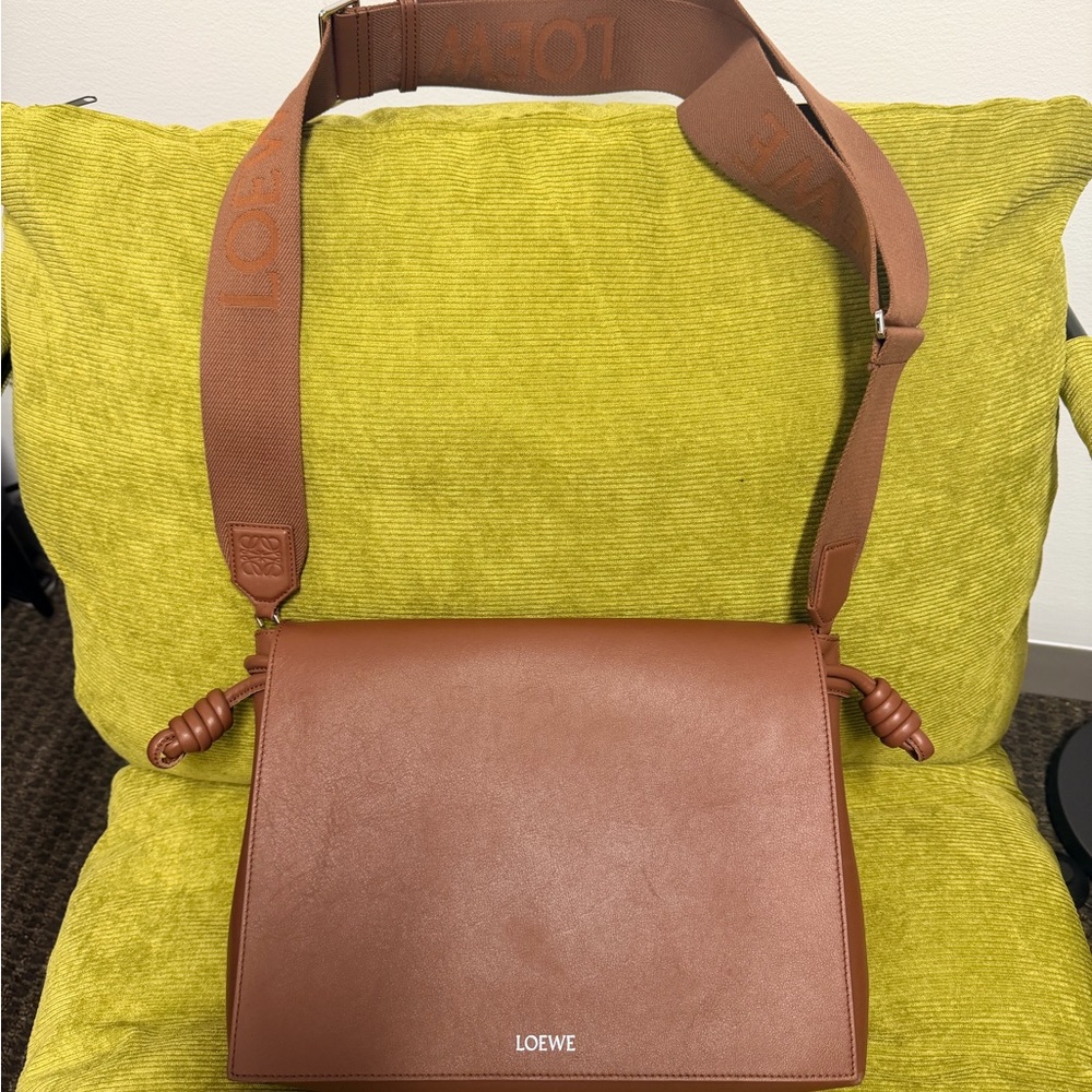 Loewe Tan Messenger Bag for Men